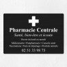 Plaque pharmacie en aluminium 30x20cm
