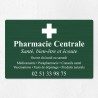 Plaque pharmacie en aluminium 30x20cm