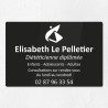 Plaque diététicienne en plexiglas gravé 30x20cm