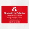 Plaque diététicienne en plexiglas gravé 30x20cm