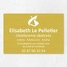 Plaque diététicien en aluminium 30x20cm