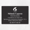 Plaque nutritionniste économique en PVC gravoply 30x20cm