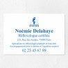 Plaque réflexologue économique en PVC gravoply 30x20cm
