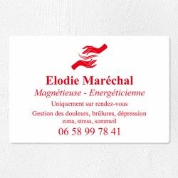 Plaque magnétiseur économique en PVC gravoply 30x20cm