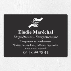 Plaque magnétiseur économique en PVC gravoply 30x20cm