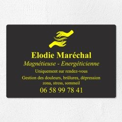 Plaque magnétiseur économique en PVC gravoply 30x20cm