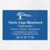 Plaque naturopathe en plexiglas gravé 30x20cm