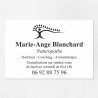 Plaque naturopathe économique en PVC gravoply 30x20cm