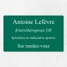 Plaque professionnelle économique en PVC gravoply 25x15cm