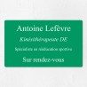 Plaque professionnelle économique en PVC gravoply 25x15cm