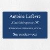 Plaque professionnelle économique en PVC gravoply 25x15cm