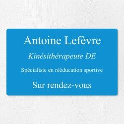 Plaque professionnelle économique en PVC gravoply 25x15cm
