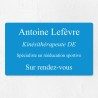 Plaque professionnelle économique en PVC gravoply 25x15cm