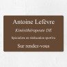 Plaque professionnelle économique en PVC gravoply 25x15cm