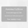 Plaque professionnelle économique en PVC gravoply 25x15cm