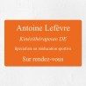 Plaque professionnelle économique en PVC gravoply 25x15cm