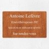 Plaque professionnelle économique en PVC gravoply 25x15cm