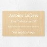 Plaque professionnelle économique en PVC gravoply 25x15cm