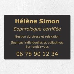 Plaque personnalisée économique en PVC 30x20cm｜Plaque professionnelle