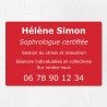 Plaque personnalisée économique en PVC 30x20cm｜Plaque professionnelle