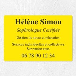 Plaque personnalisée économique en PVC 30x20cm｜Plaque professionnelle