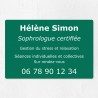 Plaque personnalisée économique en PVC 30x20cm｜Plaque professionnelle