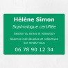 Plaque personnalisée économique en PVC 30x20cm｜Plaque professionnelle