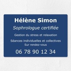 Plaque personnalisée économique en PVC 30x20cm｜Plaque professionnelle