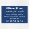 Plaque personnalisée économique en PVC 30x20cm｜Plaque professionnelle
