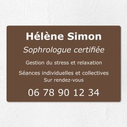 Plaque personnalisée économique en PVC 30x20cm｜Plaque professionnelle
