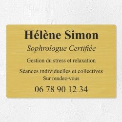Plaque personnalisée économique en PVC 30x20cm｜Plaque professionnelle