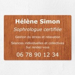 Plaque personnalisée économique en PVC 30x20cm｜Plaque professionnelle