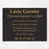 Plaque professionnelle économique en PVC gravoply 40x30cm