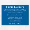 Plaque professionnelle économique en PVC gravoply 40x30cm