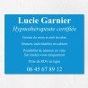 Plaque professionnelle économique en PVC gravoply 40x30cm