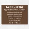 Plaque professionnelle économique en PVC gravoply 40x30cm