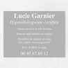 Plaque professionnelle économique en PVC gravoply 40x30cm