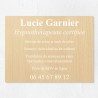 Plaque professionnelle économique en PVC gravoply 40x30cm