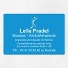 Plaque kiné personnalisée économique en PVC gravoply 30x20cm