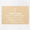 Plaque kiné personnalisée économique en PVC gravoply 30x20cm