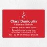 Plaque infirmière personnalisée économique en PVC gravoply 30x20cm