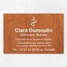 Plaque infirmière personnalisée économique en PVC gravoply 30x20cm
