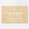Plaque infirmière personnalisée économique en PVC gravoply 30x20cm