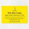 Plaque sage-femme économique en PVC gravoply 30x20cm