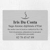 Plaque sage-femme économique en PVC gravoply 30x20cm