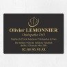 Plaque ostéopathe économique en PVC gravoply 30x20cm