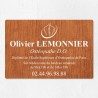 Plaque ostéopathe économique en PVC gravoply 30x20cm