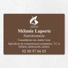 Plaque nutritionniste économique en PVC gravoply 30x20cm