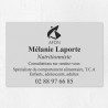 Plaque nutritionniste économique en PVC gravoply 30x20cm
