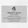 Plaque nutritionniste économique en PVC gravoply 30x20cm